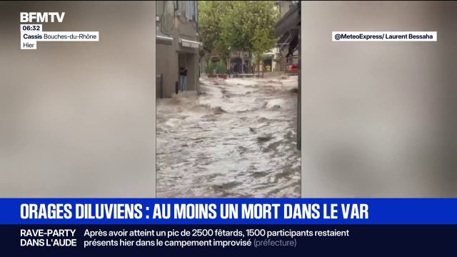 Intempéries dans le Var: un mort dans un accident de la route en raison d'une chaussée glissante
