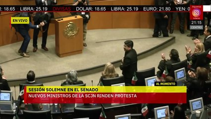 Inicia la toma de protesta de los nuevos ministros de la SCJN