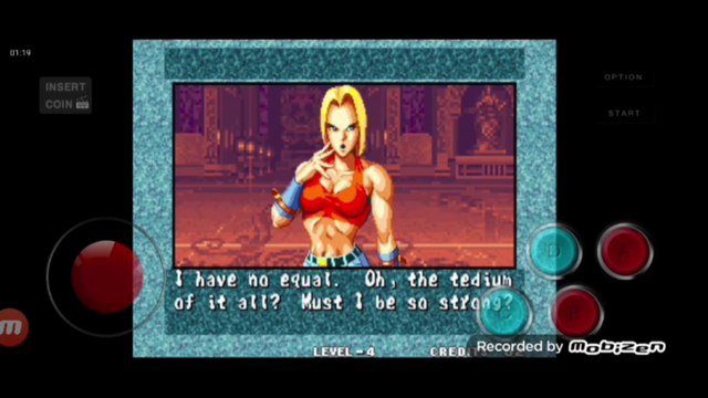 Fatal Fury 3 Hon Fu vs Blue Mary Hon Fu é derrotado por Blue Mary
