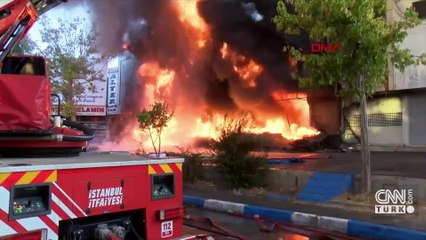 SON DAKİKA... İSTOÇ'ta yangın kontrol altında: 17 iş yeri zarar gördü