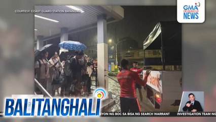 80 na-stranded dahil sa baha, sinagip ng coast guard | Balitanghali