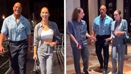 The Rock sorprende al mundo al reaparecer en el Festival de Cine de Venecia irreconocible tras pérdida de peso