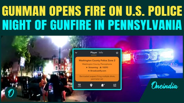 Pennsylvania Shooting: Barricaded Gunman Opens Fire on Police Officers | Residents Under Lockdown!