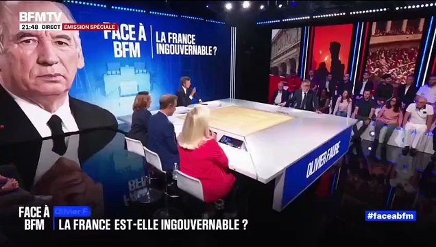 Scène surréaliste sur BFM TV quand le patron du PS, Olivier Faure, déclare son amour à la patronne des écolos Marine Tondelier : Je l'aime ! - Regardez