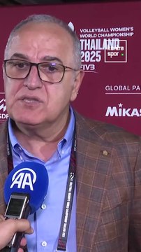 Türkiye Voleybol Federasyonu Başkanı Mehmet Akif Üstündağ: İnşallah bu takıma Dünya Şampiyonası'nın finali yakışır