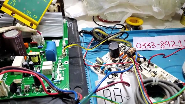 Haier DC inverter AC F28 error code AC PCB Haier service center #395