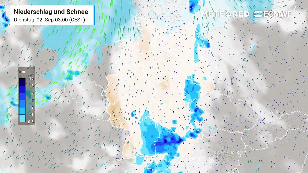 Ein bisschen durchwachsen, aber nicht kalt- so zeigt sich die erste Septemberwoche in Deutschland!