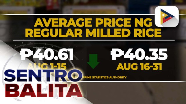 MSRP sa imported na bigas, nananatili ayon sa D.A.; SINAG, tiniyak na walang dahilan para tumaas ang presyo ng bigas kasunod rice import ban | ulat ni Denisse Osorio