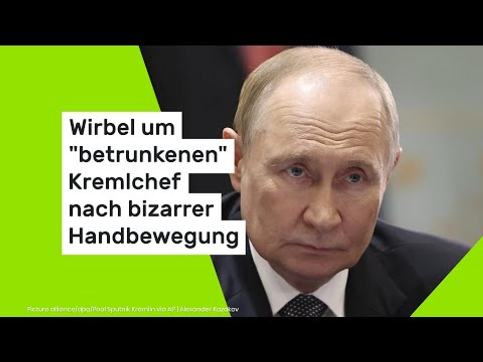 Wirbel um 'betrunkenen' Kremlchef nach bizarrer Handbewegung