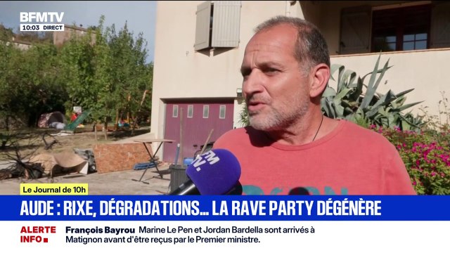 Départ des fêtards de la rave-party dans l'Aude: C'est un soulagement , confie cet habitant de Fontjoncouse