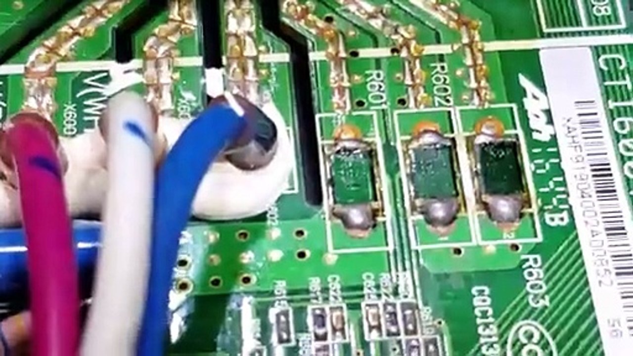 Kenwood  DC inverter AC  Compressor  low RPM  AC PCB #398