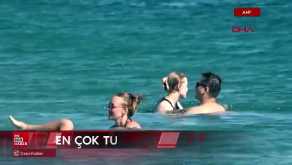 Antalya'da yaz sezonunda Antalya'ya 11,7 milyon turist geldi