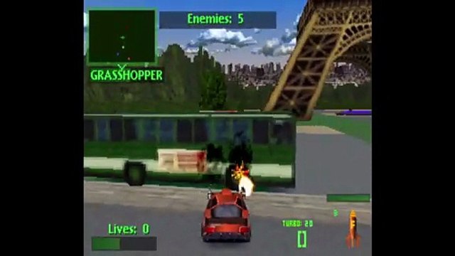 Twisted Metal 2 PSOne - Roadkill 1970 Pontiac Firebird Trans Am Challenge #TwistedMetalPS1 RJ ANDA