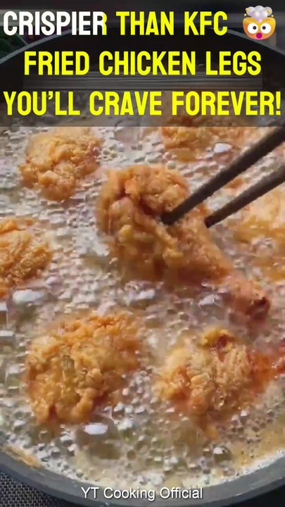 KFC-Style Crispy Fried Chicken Legs 🍗  Easy & Juicy Recipe #shorts #recipe #food