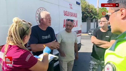 Antalya'da Belçikalı turistin inadı, ekiplere zor anlar yaşattı