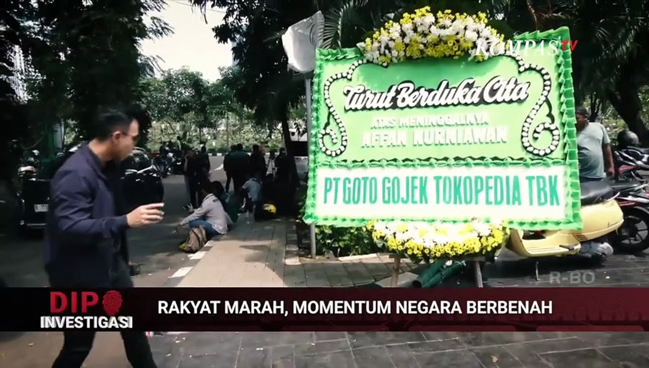 Duka untuk Affan Kurniawan, Ekspresi Kemarahan Ojol, hingga Ricuh Mako Brimob | DIPO INVESTIGASI