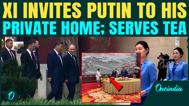 Putin Visits Xi’s Private Residence in Beijing, Shares Tea, Walks in Backyard |Russia-China Bromance