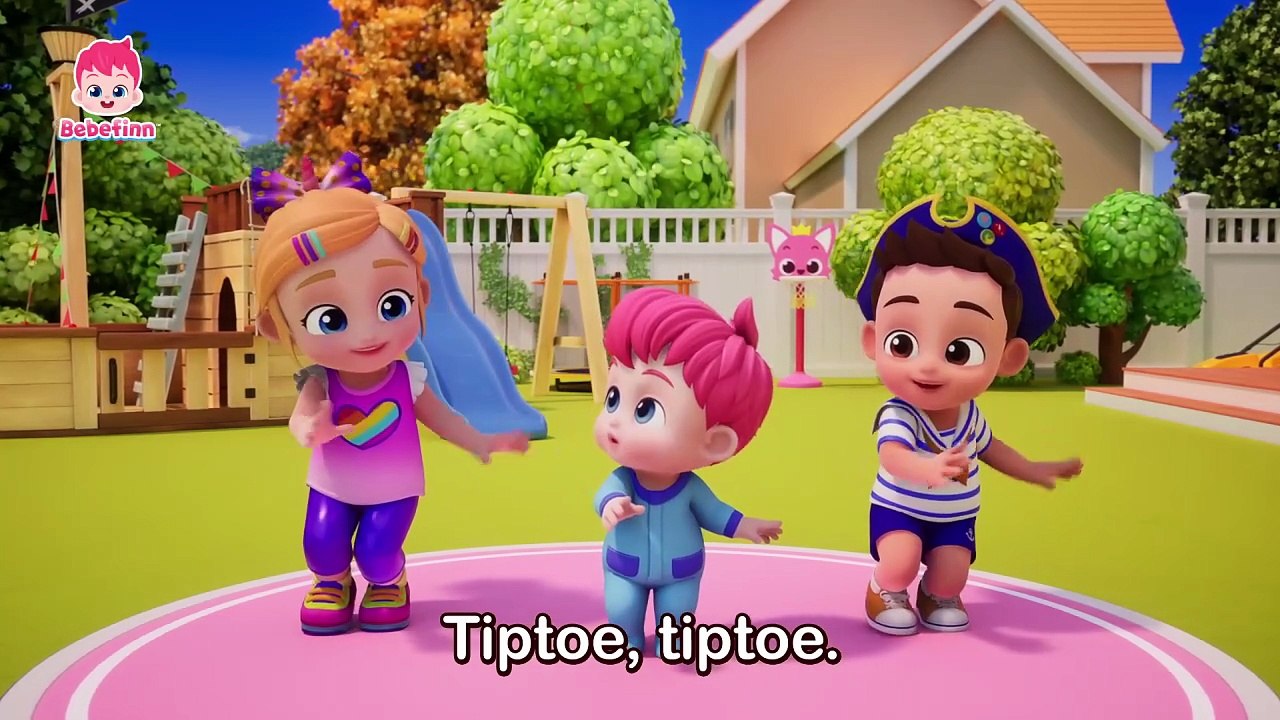 Walking WalkingㅣNursery Rhymes for KidsㅣDance along Bebefinn