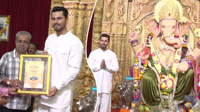 Ganesh Chaturthi: Randeep Hooda Arrives At Andhericha Raja To Seek Blessings From Ganpati Bappa!