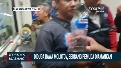 Pemuda Terduga Provokator Bawa Molotov Diamankan