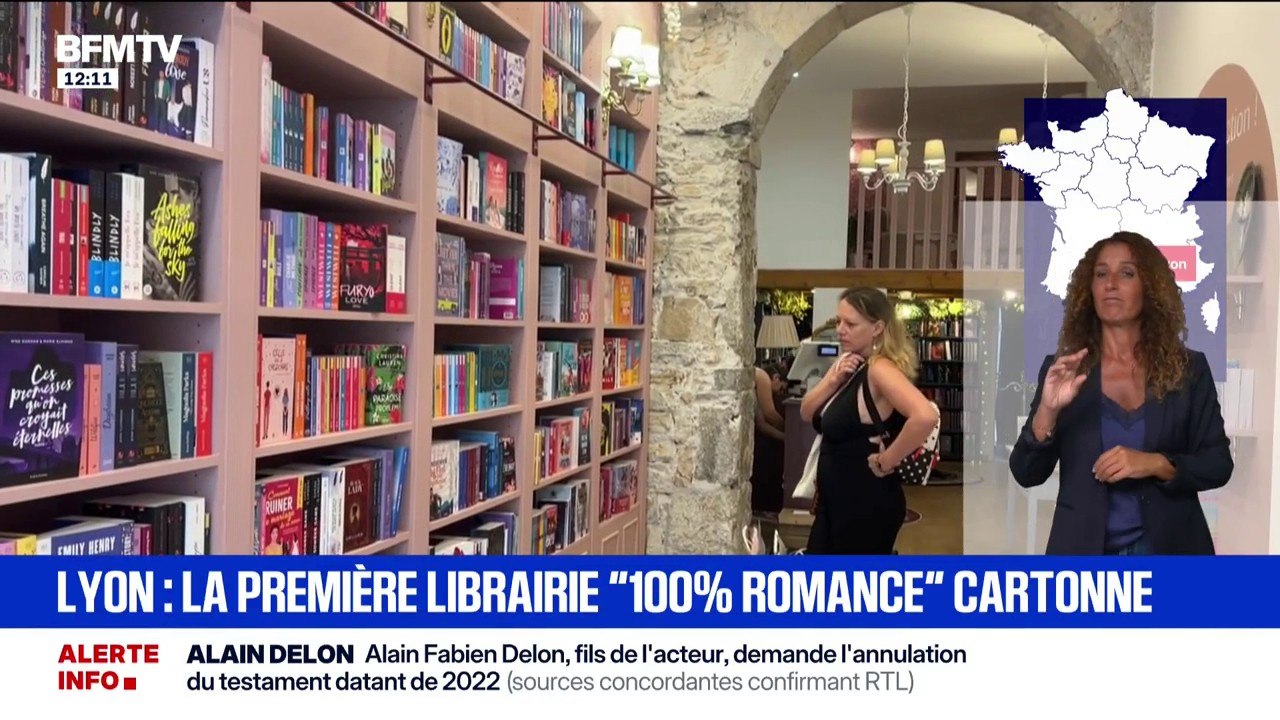 Une librairie dédiée à la romance a ouvert ses portes à Lyon