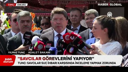 Bakan Tunç: CHP Genel Başkanı yargıyı etkileyecek beyanlardan kaçınmalı