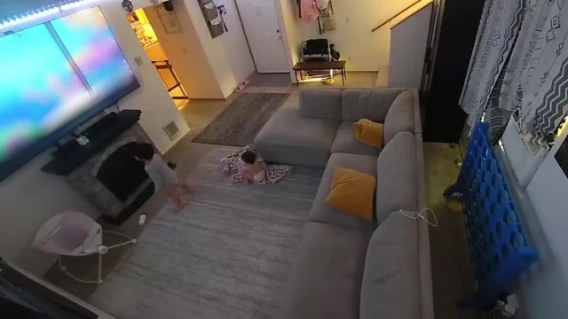 Mischievous Toddler Throws Water Bottle at TV and Breaks It