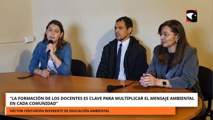 Bioespacio La formación de los docentes es clave para multiplicar el mensaje ambiental