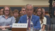 Farage STUNS US Congress with brutal defense of freedom of speech