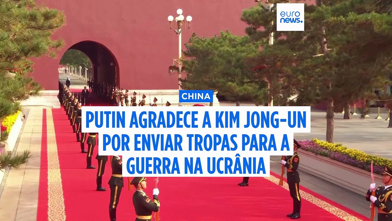 Vladimir Putin agradece a Kim Jong-un ter enviado tropas norte-coreanas para combater na Ucrânia