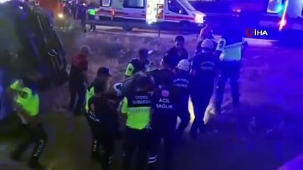 Şanlıurfa’da korkunç kaza! Yolcu otobüsü devrildi: 27 yaralı
