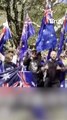 Anti-Immigration protest in Australia