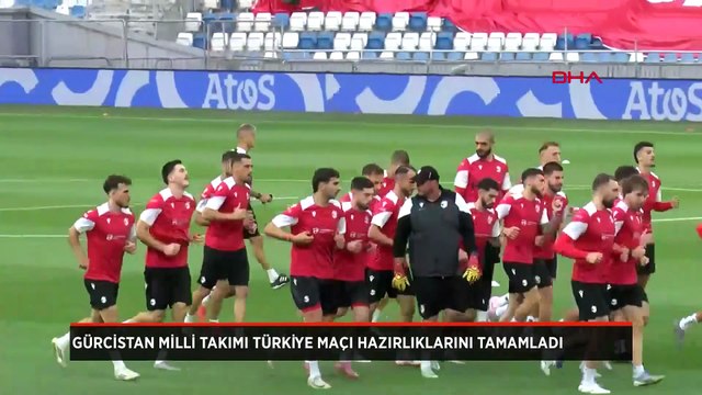Gürcistan Milli Takımı Türkiye maçı hazırlıklarını tamamladı