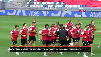 Gürcistan Milli Takımı Türkiye maçı hazırlıklarını tamamladı