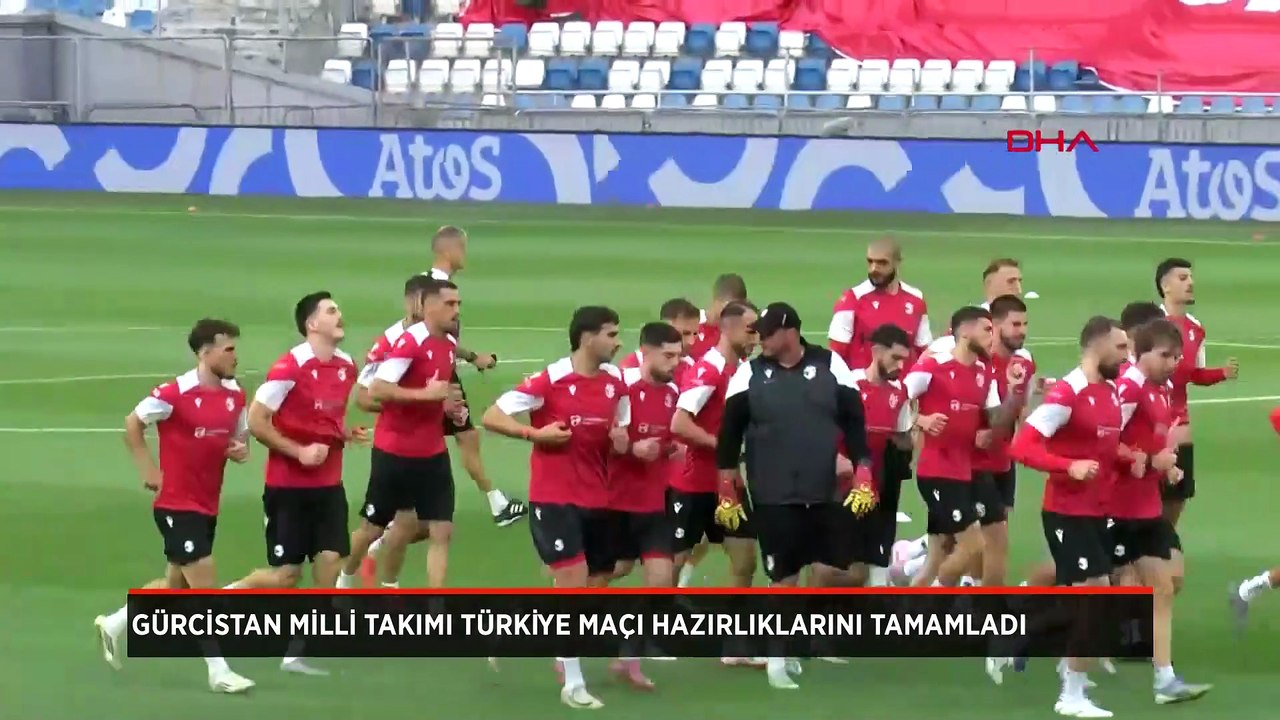 Gürcistan Milli Takımı Türkiye maçı hazırlıklarını tamamladı