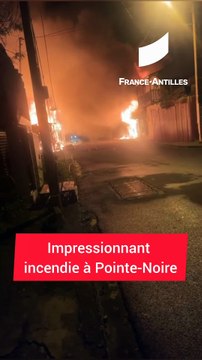 [GUADELOUPE] Trois maisons touchées par un incendie à Pointe-Noire