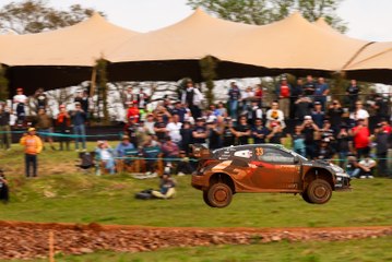 Podium for Elfyn Evans at Rally del Paraguay