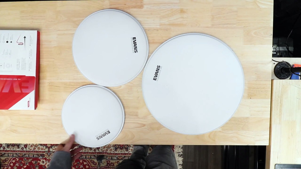 Evans DIY Coated G12 Dry Batter Drum Heads Part 1 (2021) [rdavidr & SoundLikeADrum]