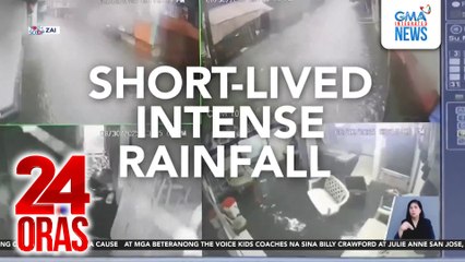 PAGASA - ‘Short-lived intense rainfall’ ang dahilan ng mabilis na pagbaha sa Quezon City nitong Sabado | 24 Oras