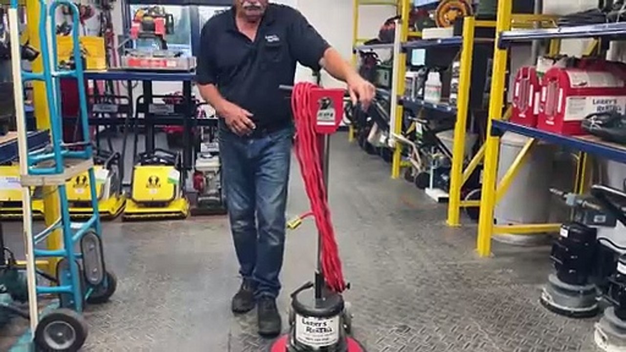 How to Use a 17in Floor Polisher | Professional Floor Cleaning & Maintenance