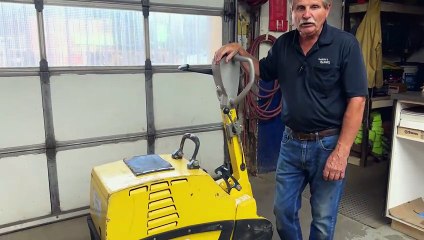 How to Use a 1000lb Plate Tamper | Diesel Reversible Compactor for Soil & Asphalt