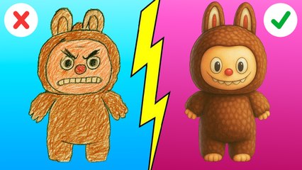 Student vs teacher art hacks || Live DIY fun by 123 GO! GLOBAL