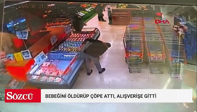 Beşiktaş'ta öldürdüğü bebeğini çöpe atıp alışverişe giden annenin yeni görüntüleri ortaya çıktı