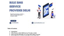 Bulk SMS Service Provider Delhi_ Turning Business into an International  Level (1)