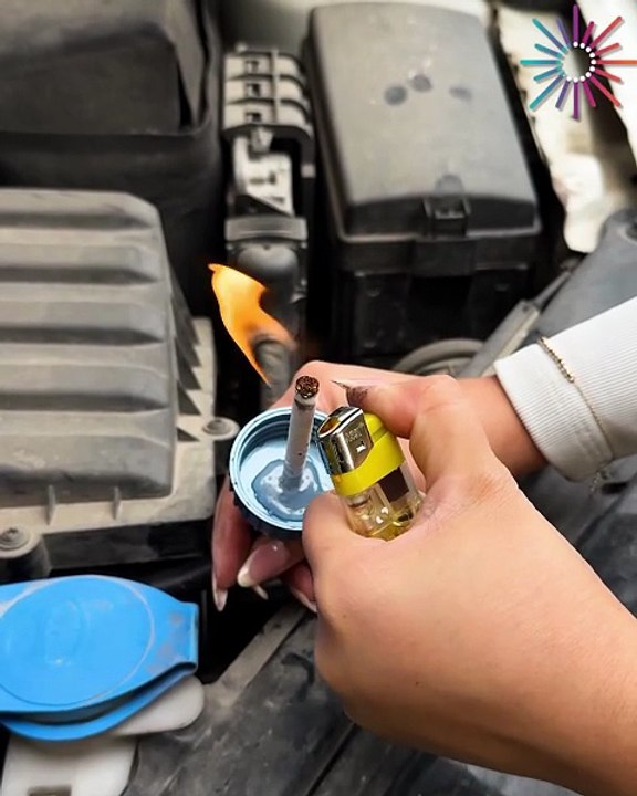 Smoke test trick for fast engine diagnosis🚗💨