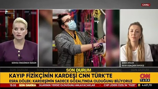 Furkan Dölek'ten haber yok! Kayıp fizikçinin kardeşi CNN TÜRK'te