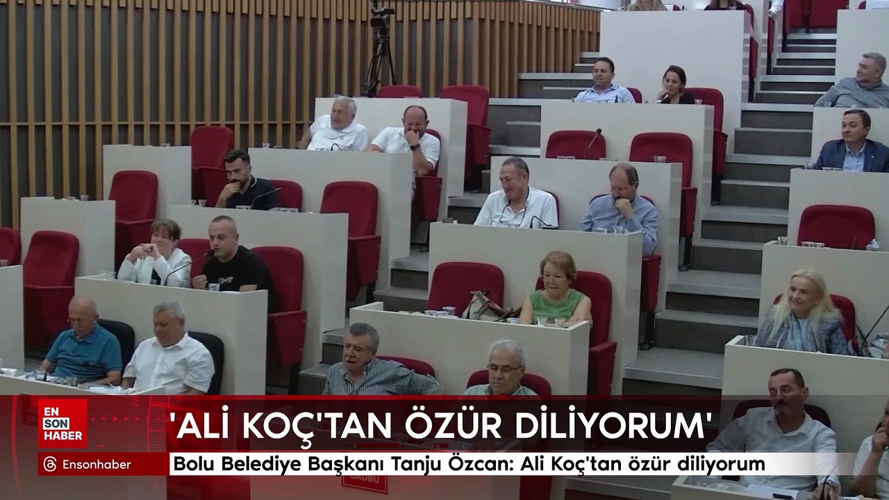 Bolu Belediye Başkanı Tanju Özcan: Ali Koç'tan...