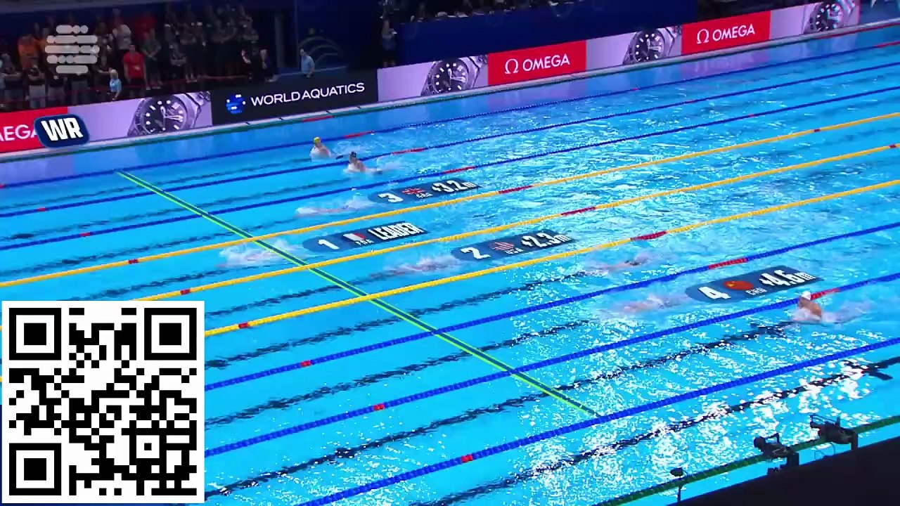 Natation : Championnat du Monde de Natation 2025 (Singapour,11 Juillet au 3 août 2025) Epreuve du 200M Nage libre Finale Hommes