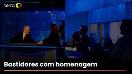 Veja a reação da redação após anúncio da saída de William Bonner do 'Jornal Nacional'