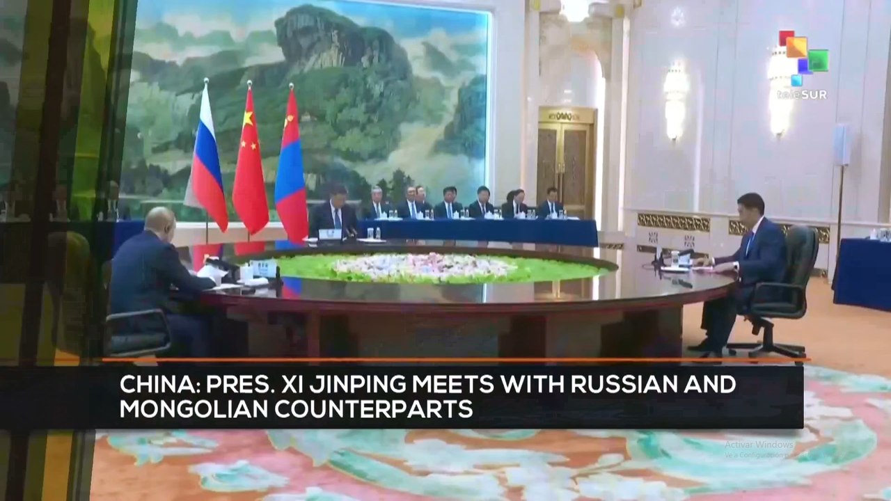 FTS 8:30 02-09: China: Pres. Xi Jinping meets with Russian and Mongolian counterparts